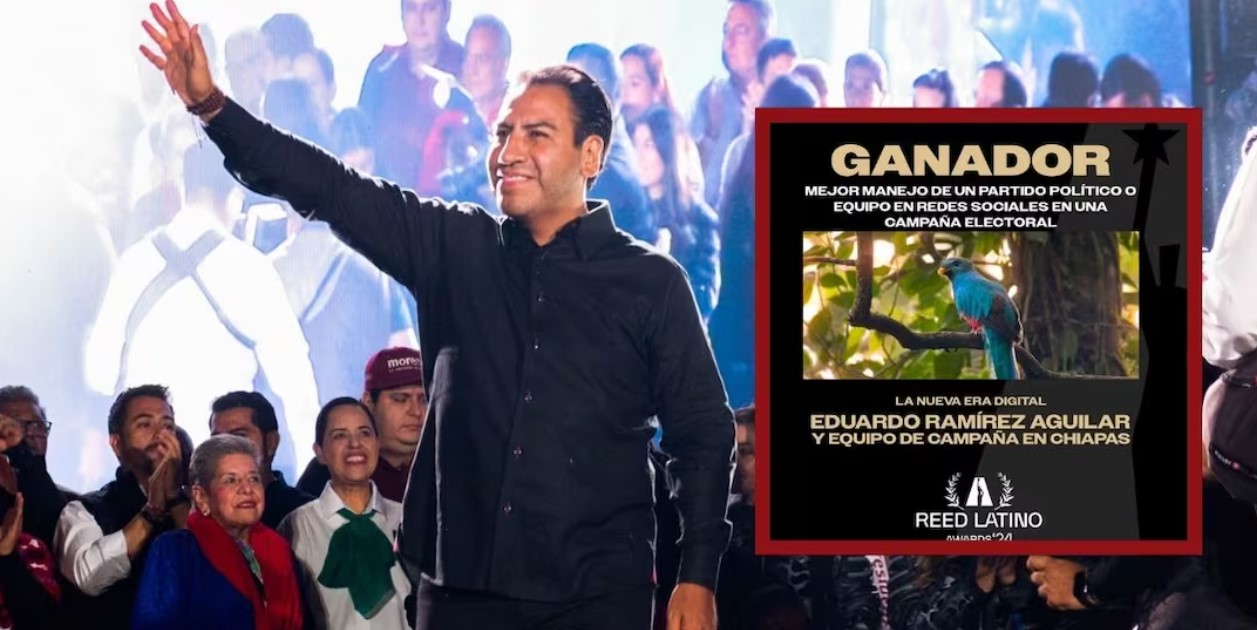 Premian a Eduardo Ramírez por su campaña electoral 